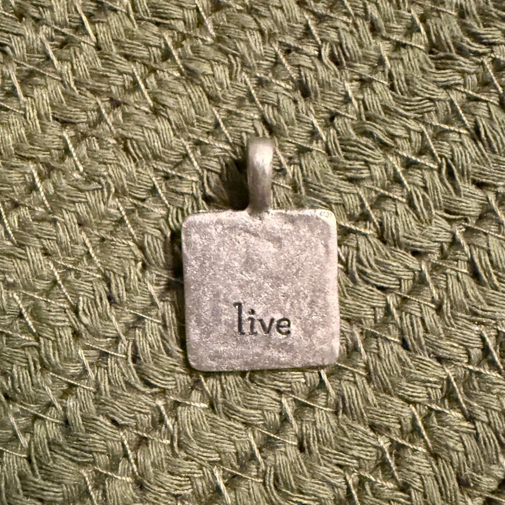 Jewel Kade Silver 'Live' Charm